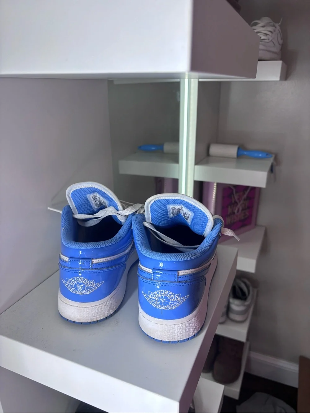 Jordan Kids Low-Top Sneakers - White/Blue